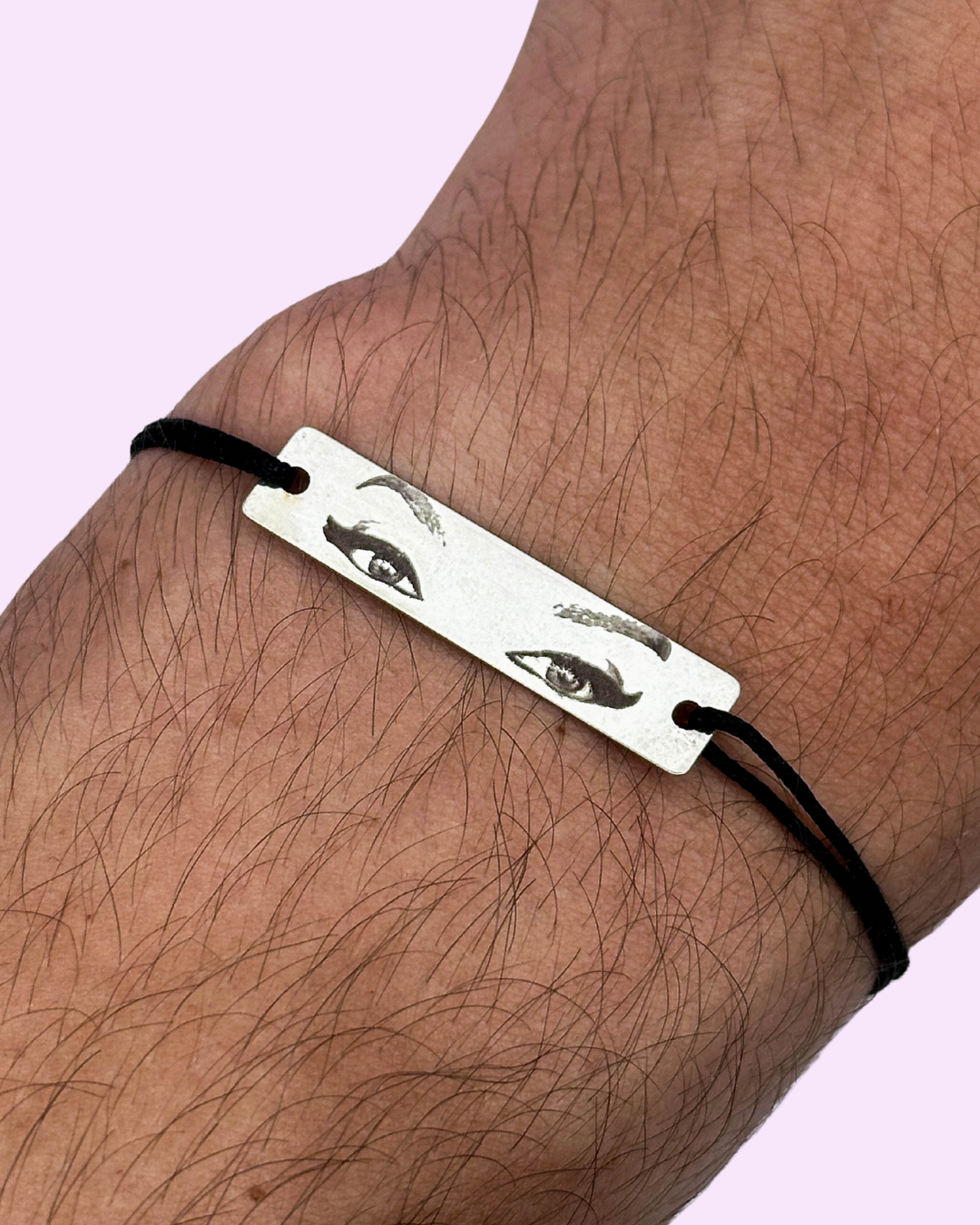 Brățară Cu Ochi™ - Personalizată Gravată Din Argint