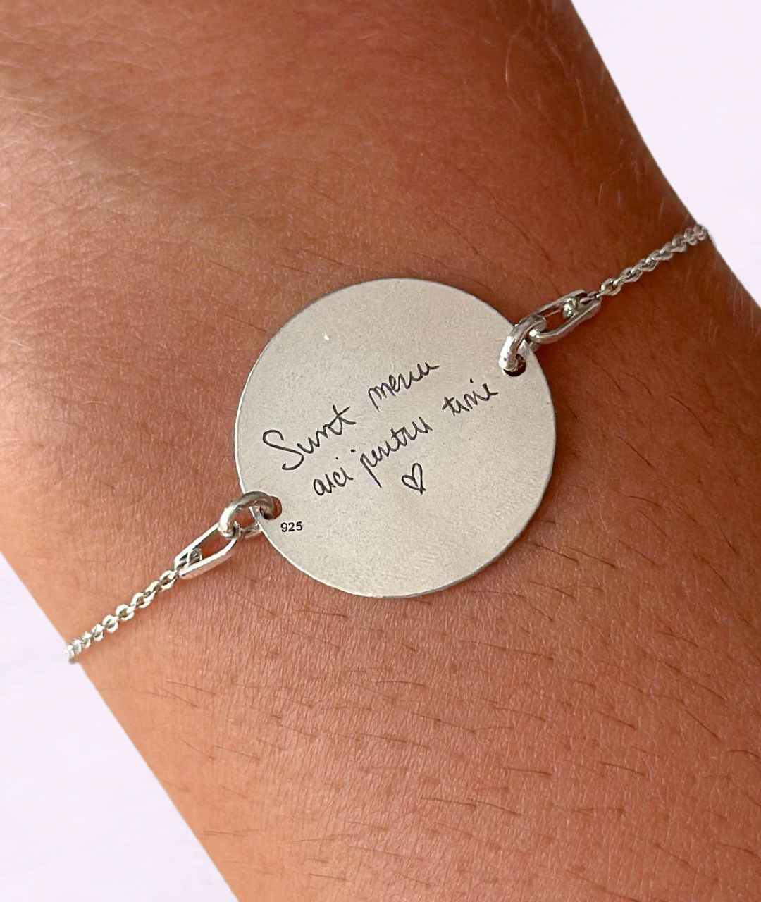Brățară Argint Personalizată - Amprenta Persoanei Iubite