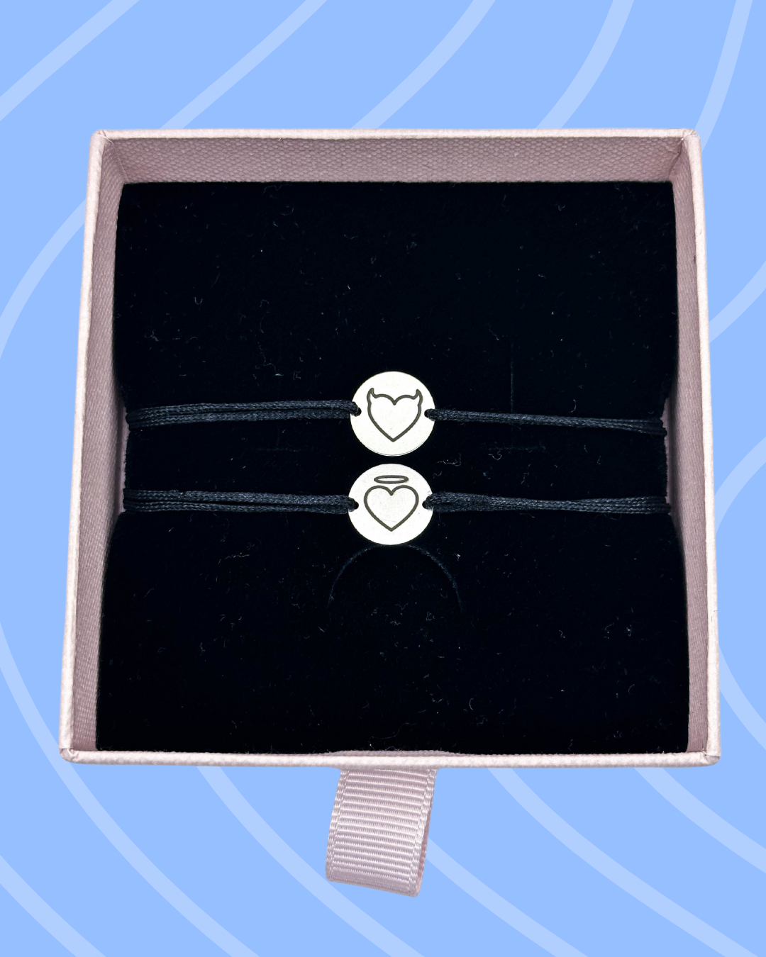 Set Cuplu - 2x Brățari Argint - Personalizată Gravate