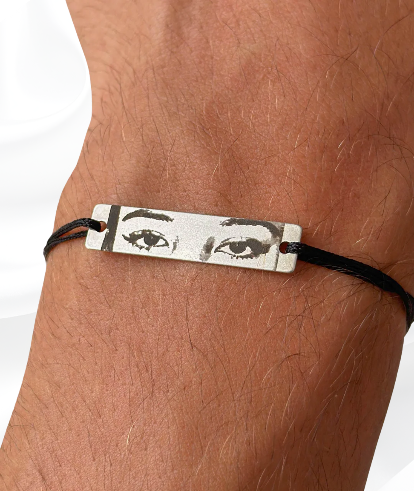 Brățară Cu Ochi™ - Personalizată Gravată Din Argint