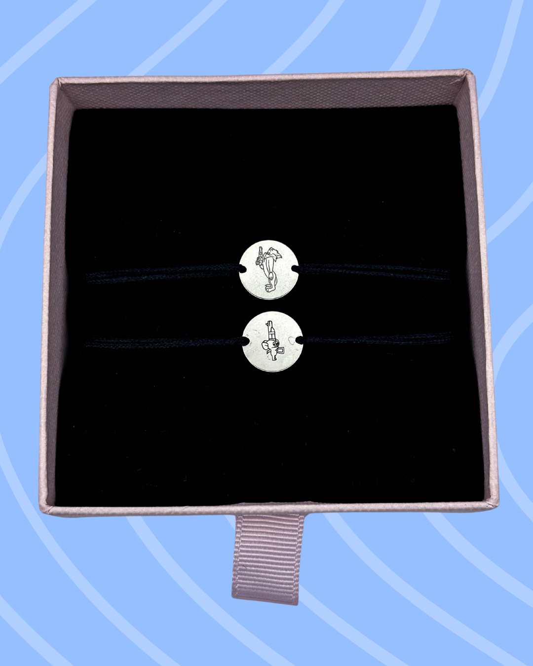 Set Cuplu - 2x Brățari Argint - Personalizată Gravate