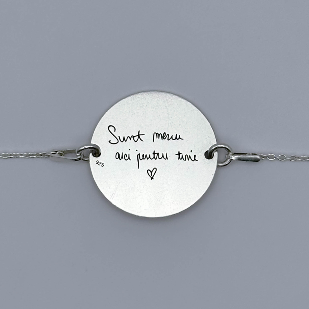 Brățară Argint Personalizată - Amprenta Persoanei Iubite