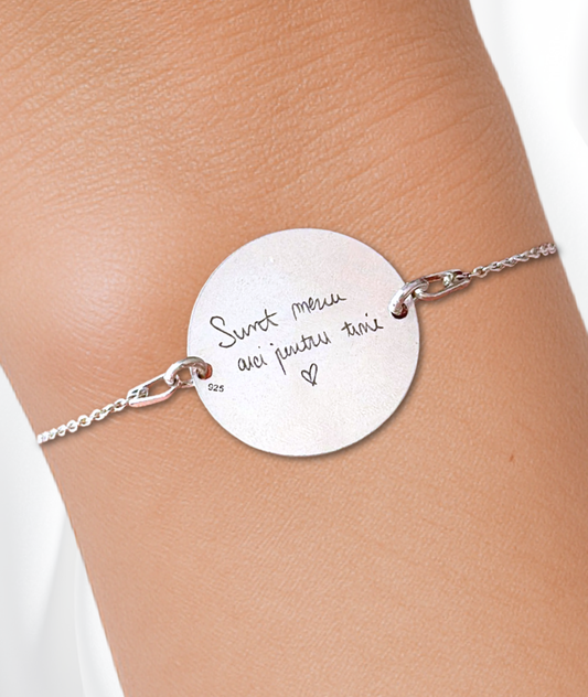 Brățară Argint Personalizată - Amprenta Persoanei Iubite