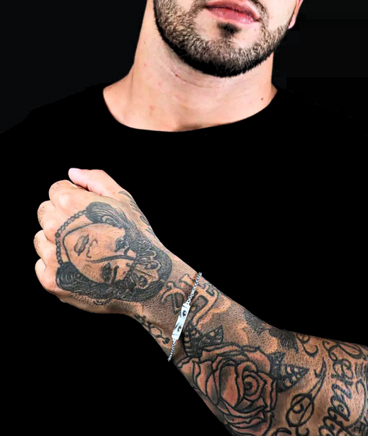 Set Cuplu - 2x Brățară Cu Ochi™ - Personalizate Realist - Fotogravate Din Argint