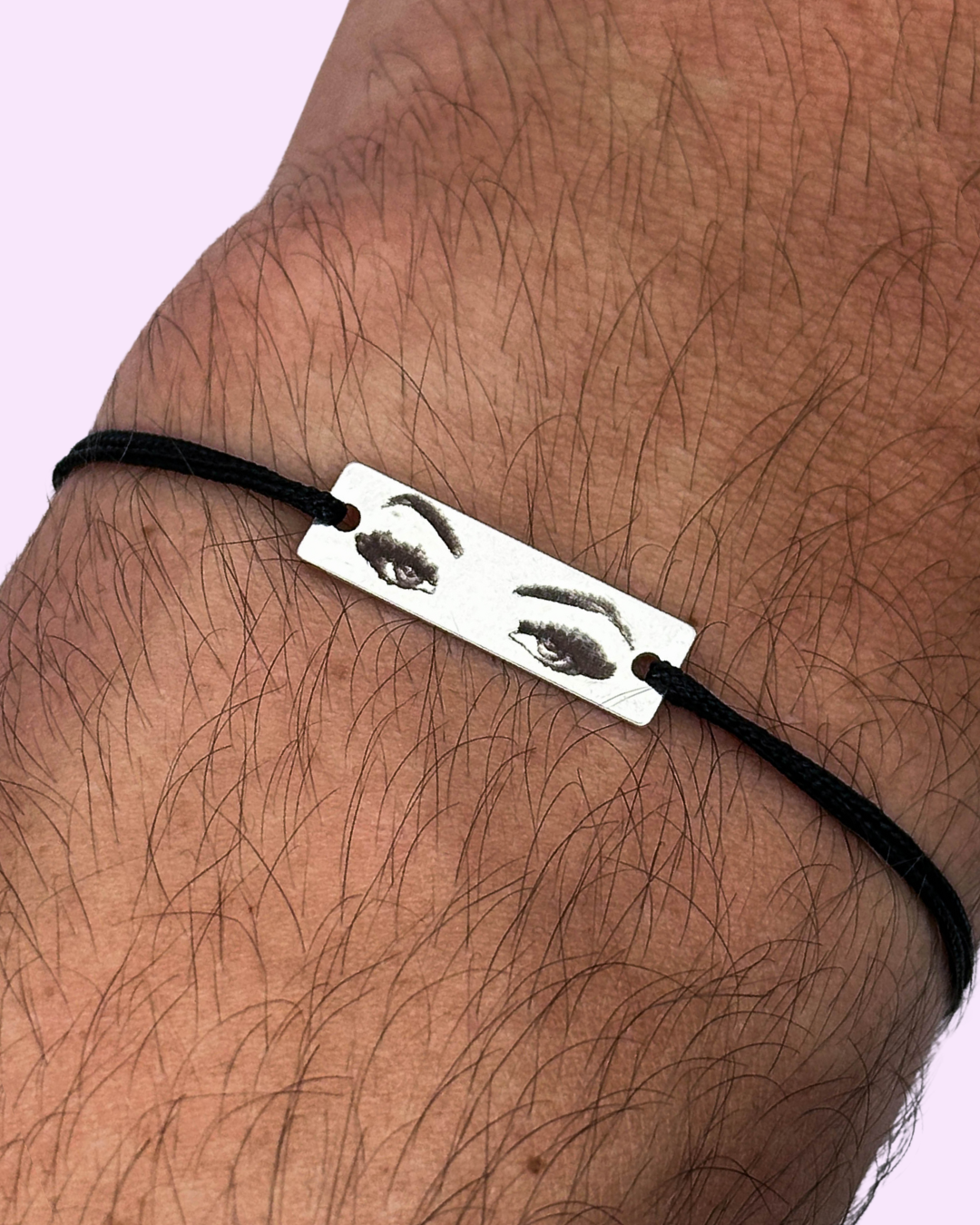 Brățară Cu Ochi™ - Personalizată Gravată Din Argint