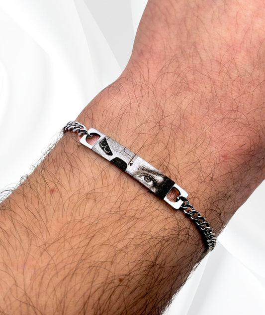Brățară Cu Ochii și Mașina Ta - Gravată Realist – cadou personalizat gravat