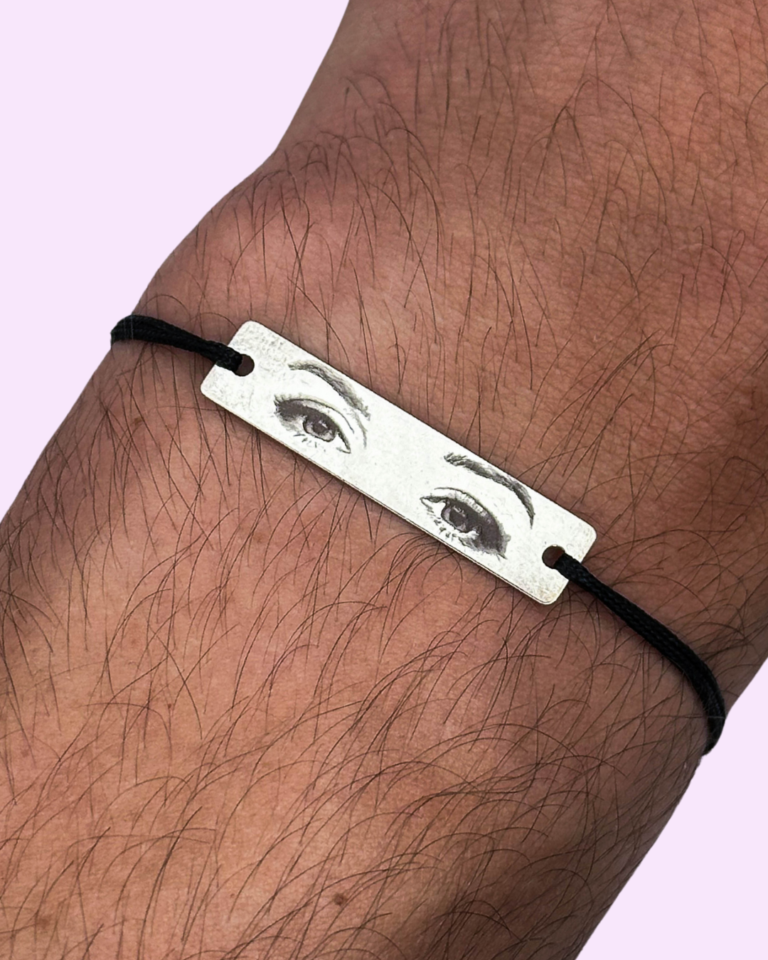 Brățară Cu Ochi™ - Personalizată Gravată Din Argint