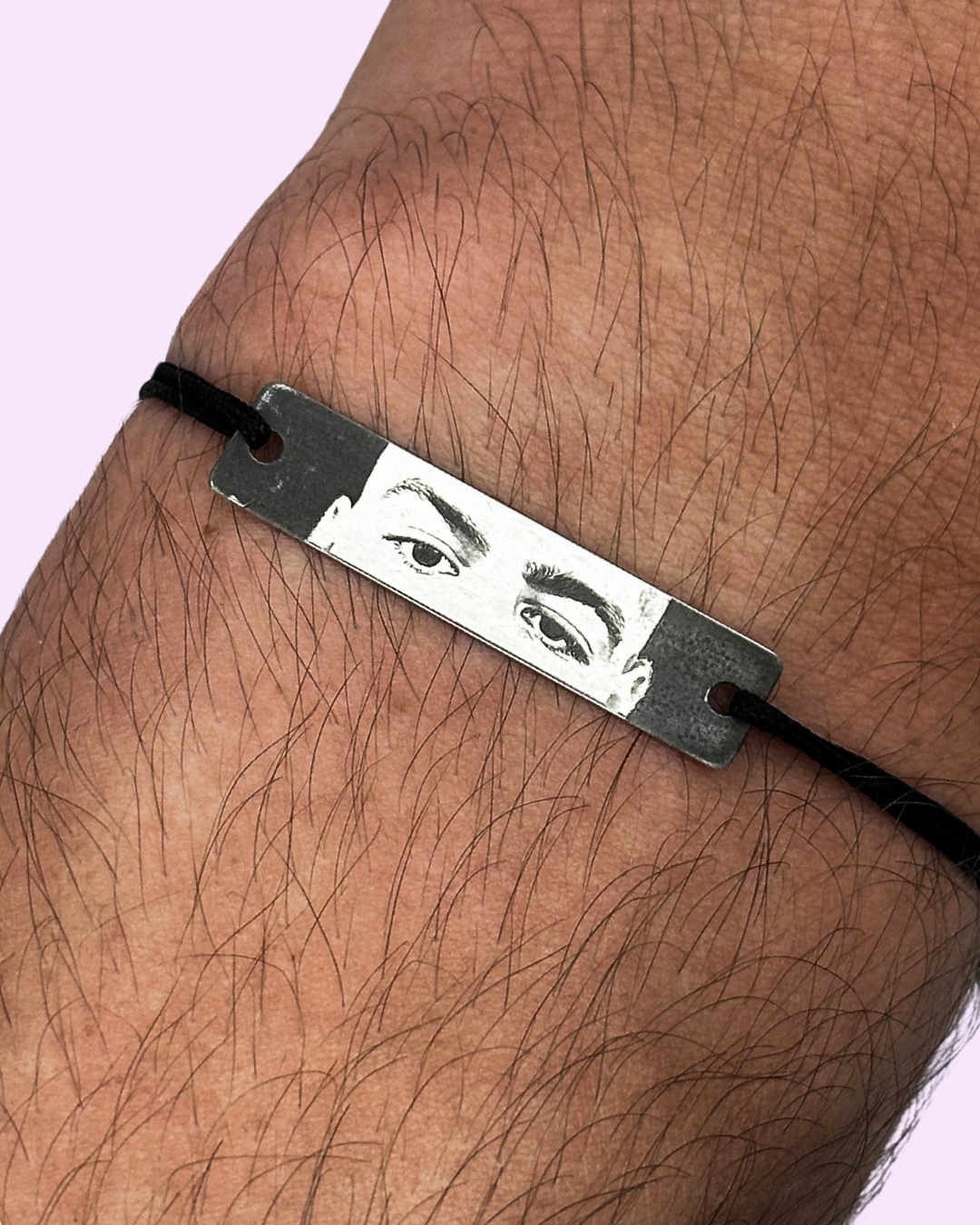 Brățară Cu Ochi™ - Personalizată Gravată Din Argint