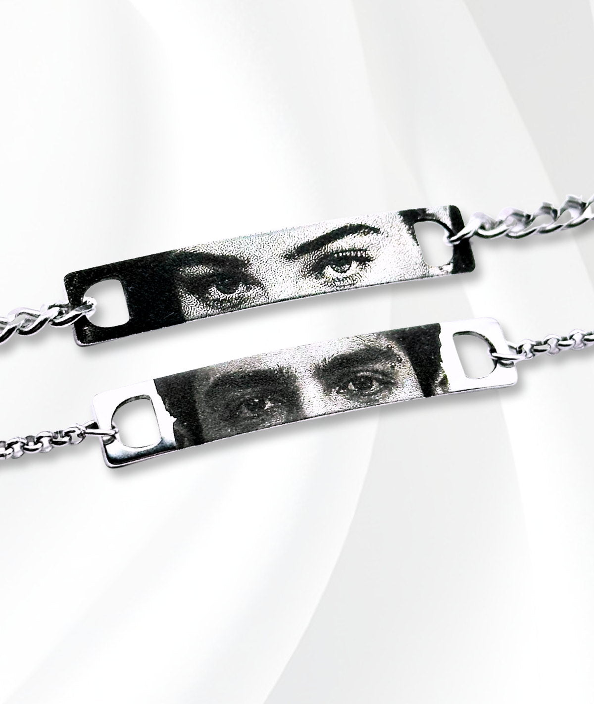 Set Brățări Cu Ochi - Gravate Realist – cadou personalizat gravat