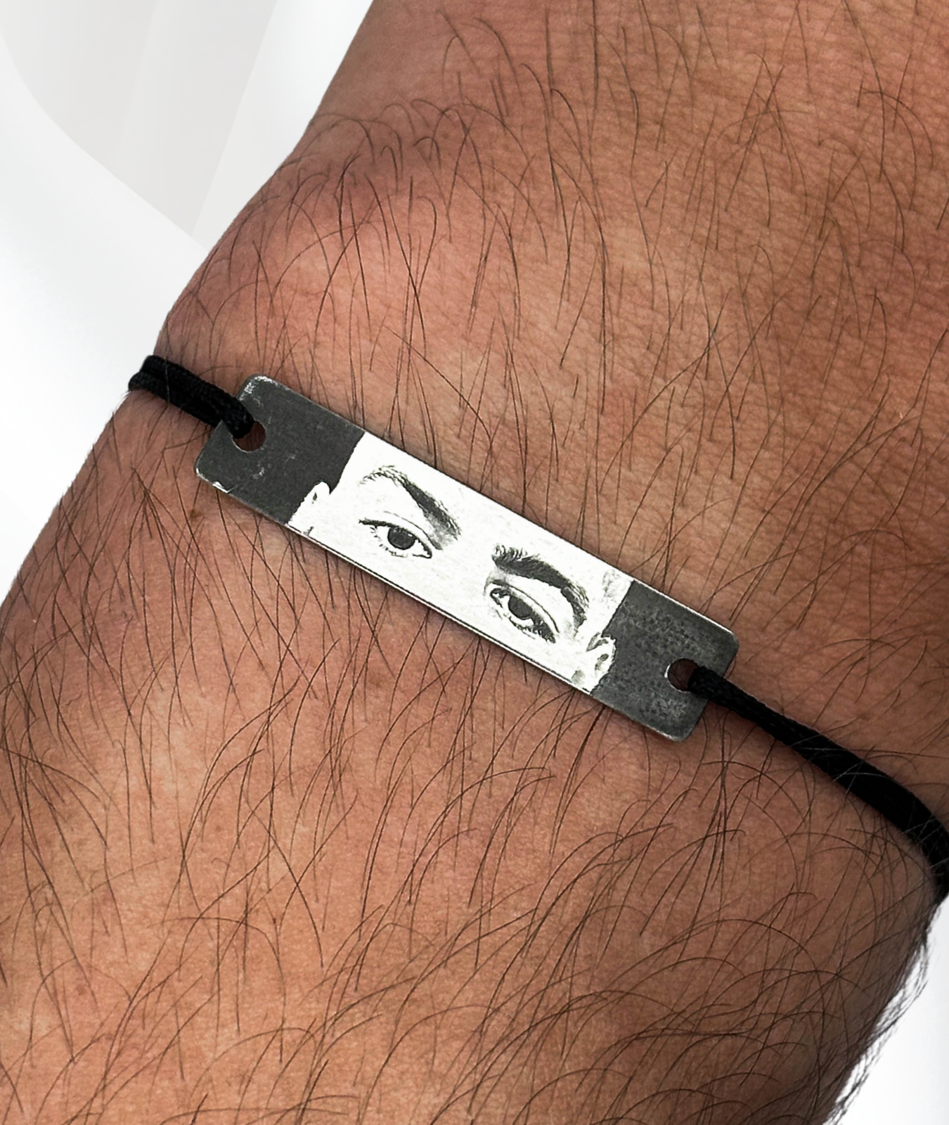 Set Cuplu - 2x Brățară Cu Ochi™ - Personalizată Fotogravată Din Argint