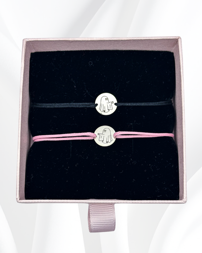 Set Cuplu - 2x Brățari Argint - Personalizată Gravate