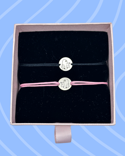 Set Cuplu - 2x Brățari Argint - Personalizată Gravate
