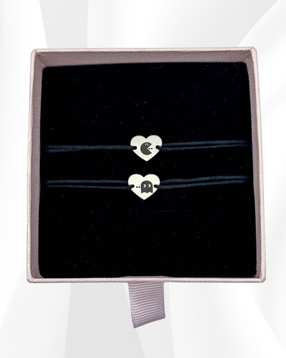 Set Cuplu - 2x Brățari Argint - Personalizată Gravate