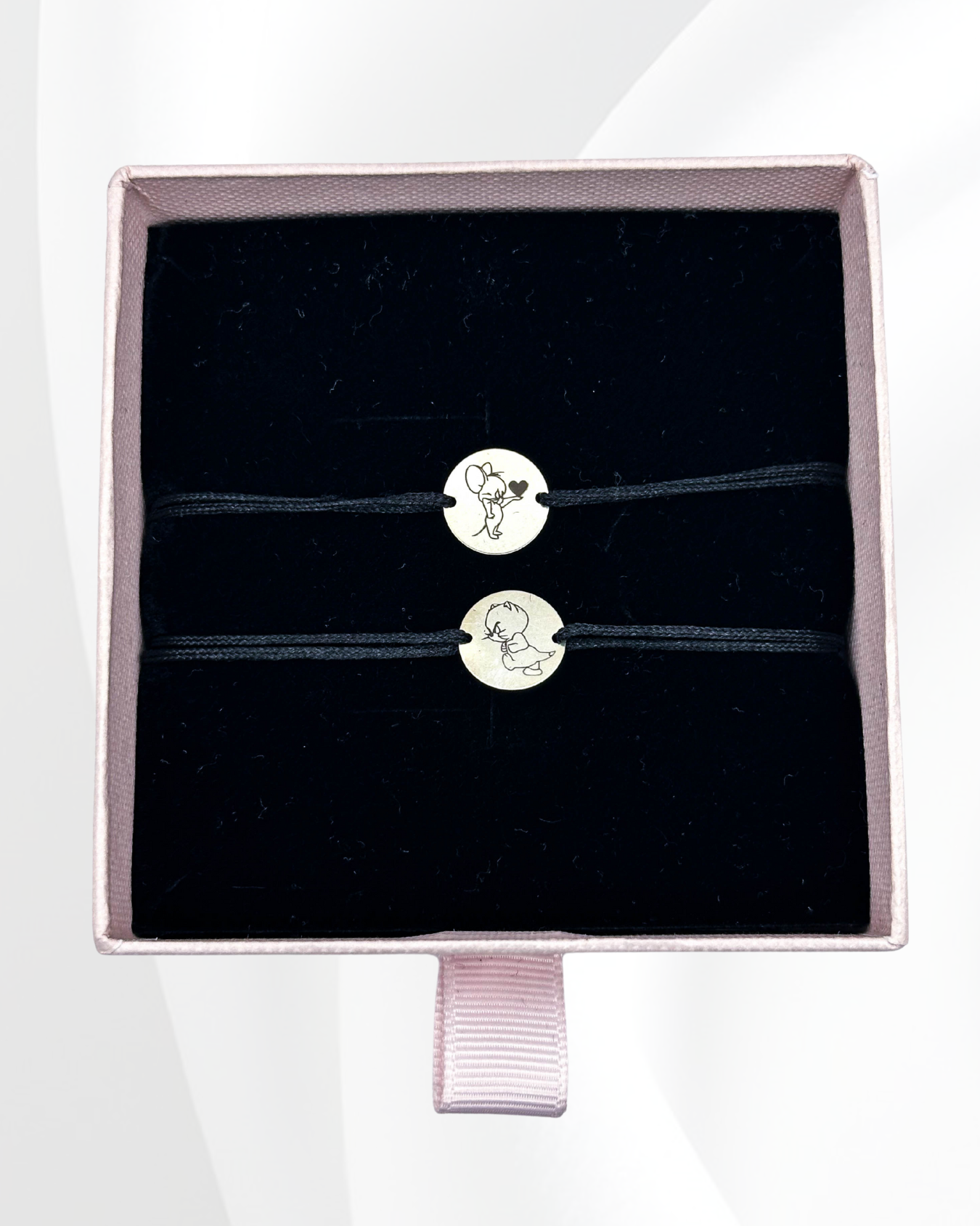 Set Cuplu - 2x Brățari Argint - Personalizată Gravate