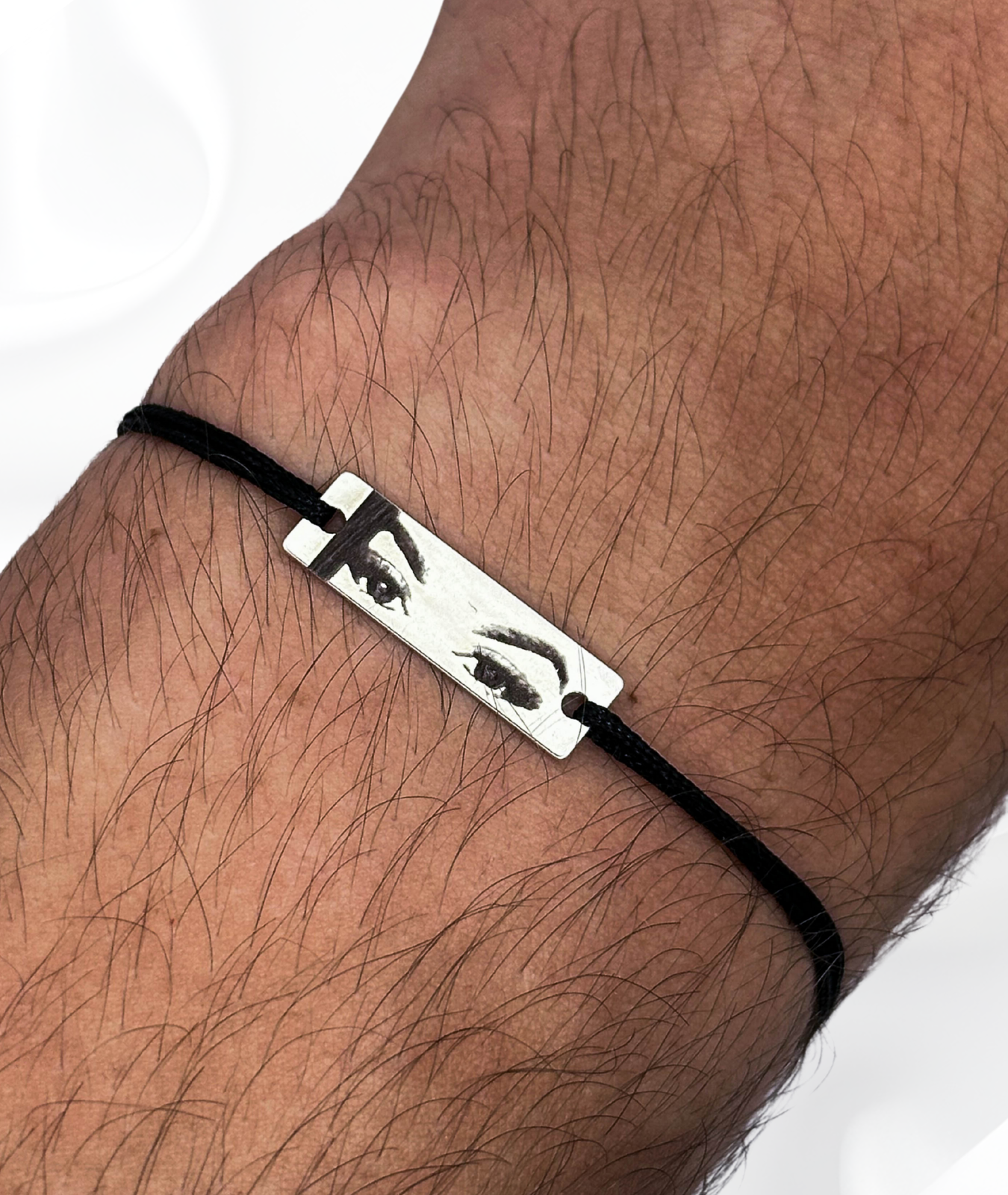 Set Cuplu - 2x Brățară Cu Ochi™ - Personalizată Fotogravată Din Argint