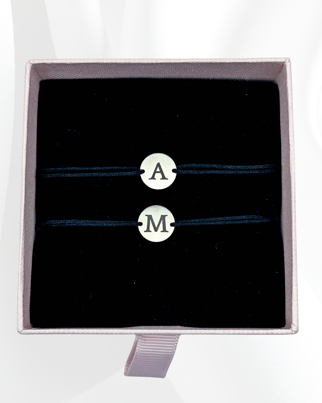 Set Cuplu - 2x Brățari Argint - Personalizată Gravate