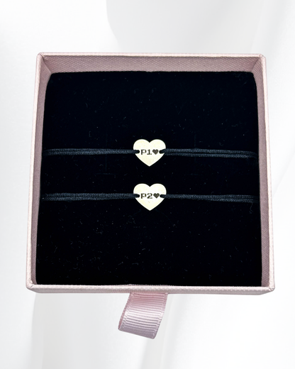 Set Cuplu - 2x Brățari Argint - Personalizată Gravate