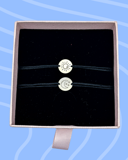 Set Cuplu - 2x Brățari Argint - Personalizată Gravate