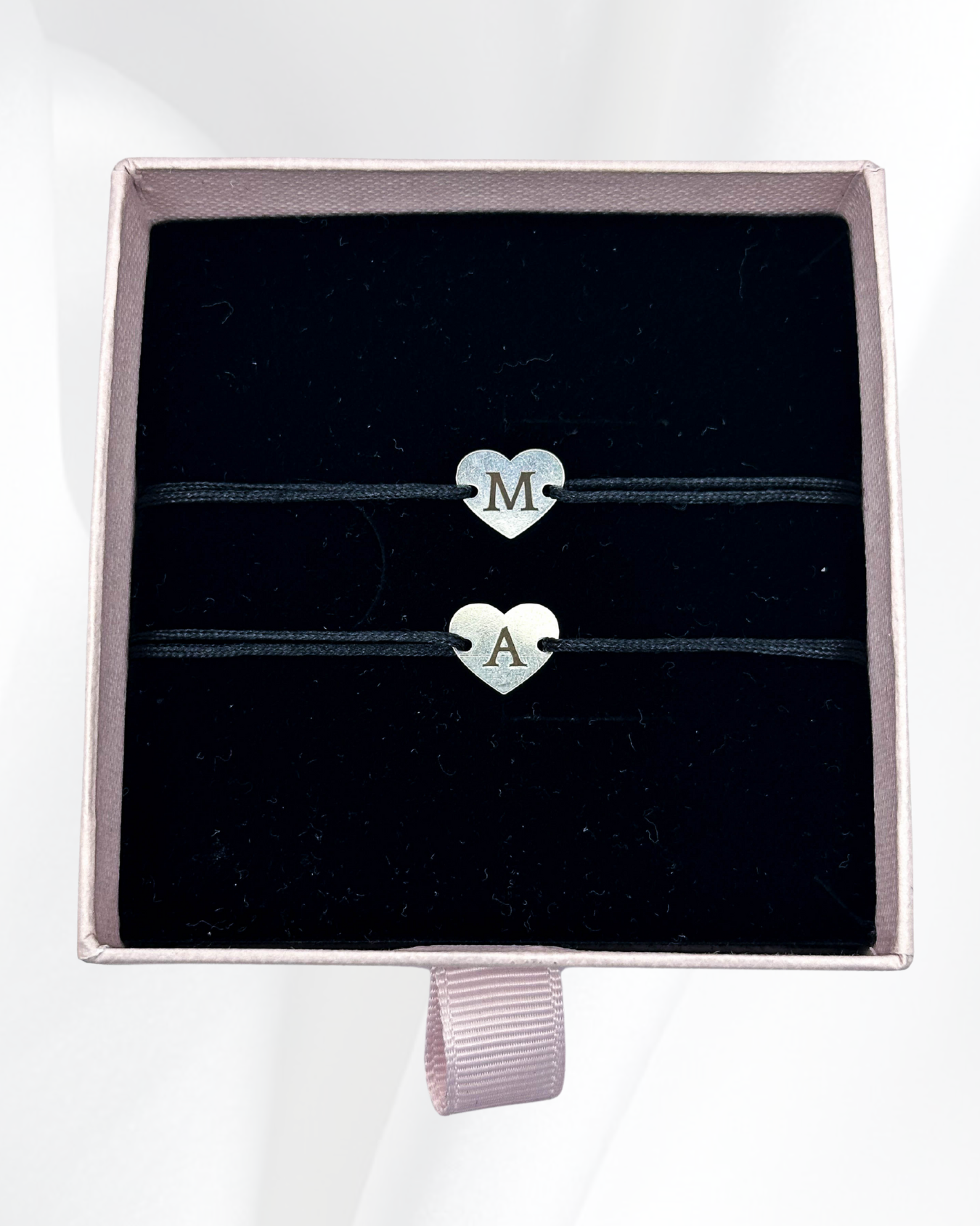 Set Cuplu - 2x Brățari Argint - Personalizată Gravate