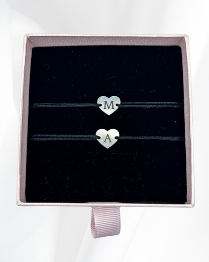 Set Cuplu - 2x Brățari Argint - Personalizată Gravate