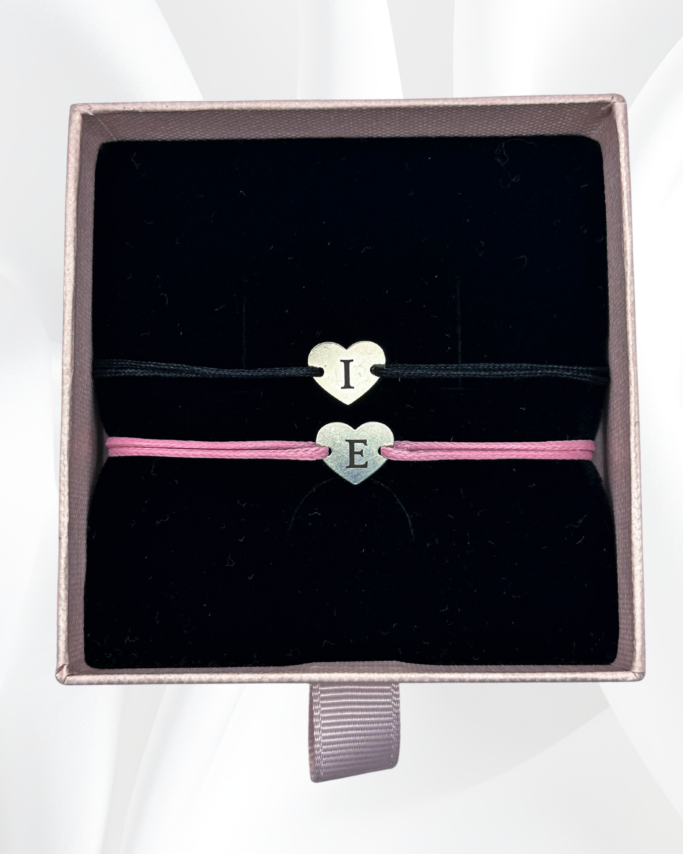 Set Cuplu - 2x Brățari Argint - Personalizată Gravate