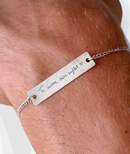 Brățară Cu Ochi™ - Personalizată Gravată Din Argint