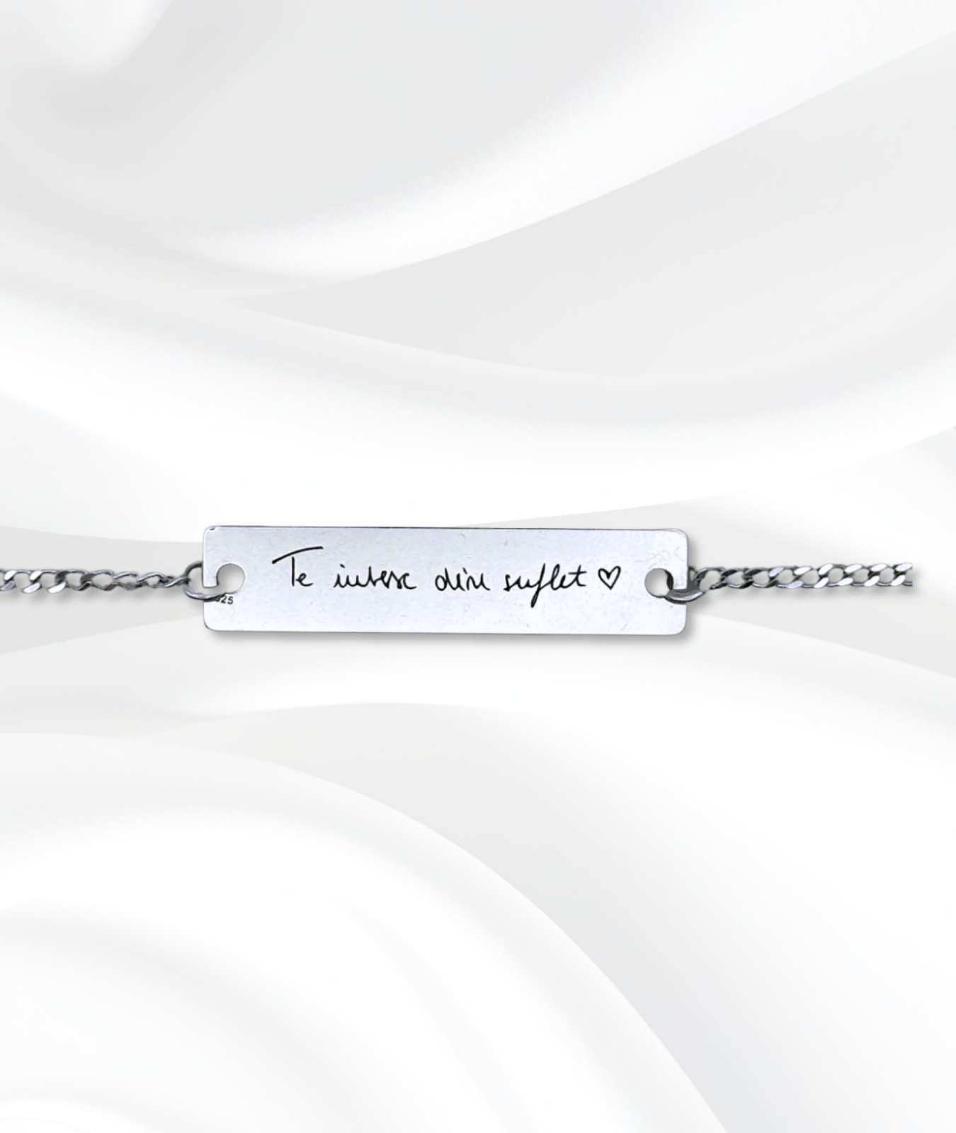 Brățară Cu Ochi™ - Personalizată Gravată Din Argint