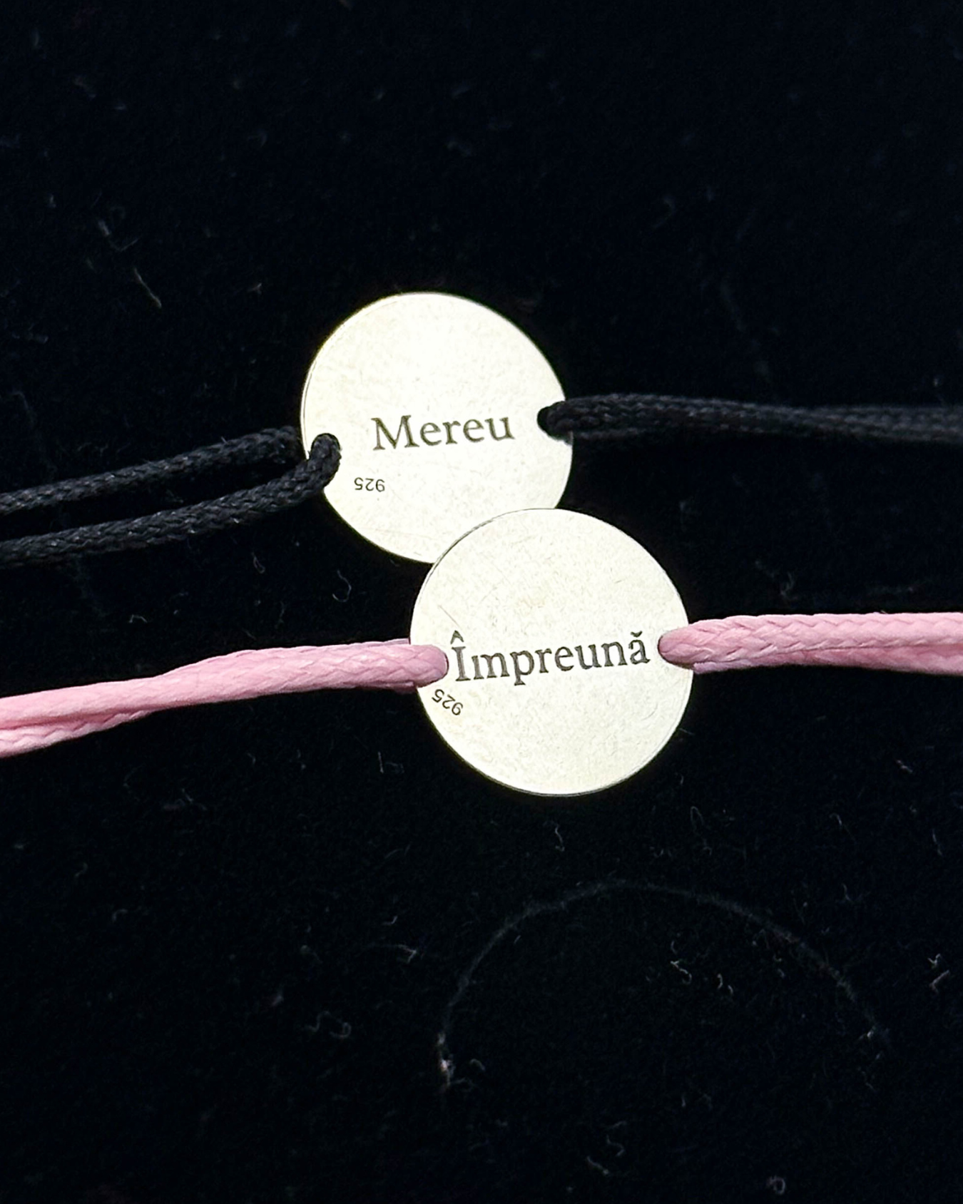 Set Cuplu - 2x Brățari Argint - Personalizată Gravate