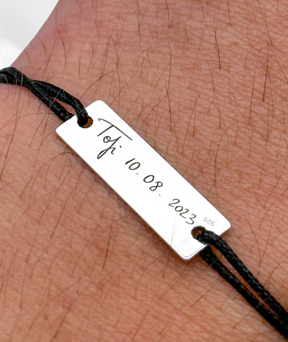 Brățară Cu Ochii Animaluțului™ - Personalizată Fotogravată Din Argint