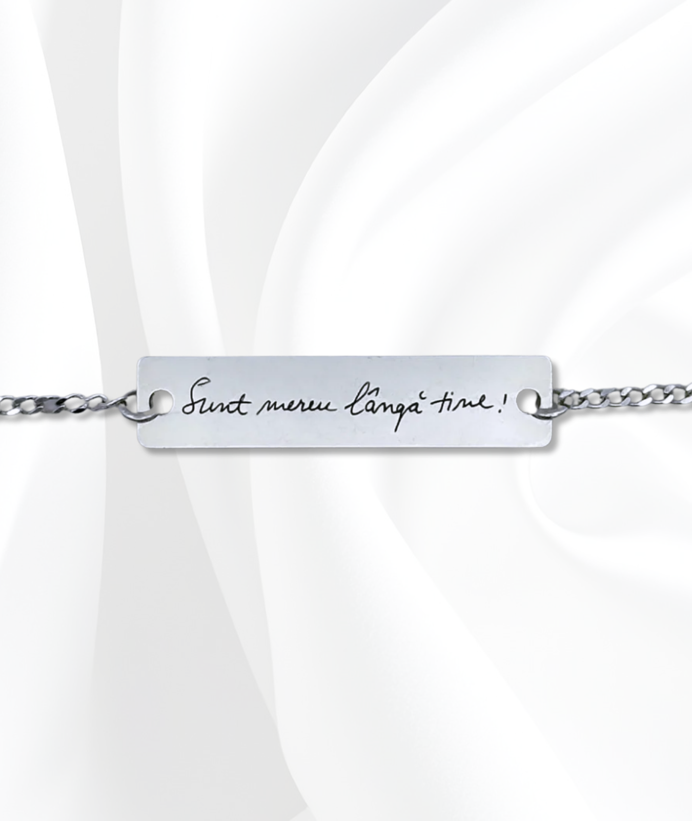 Brățară Argint Personalizată - Scrisul Tău de Mână