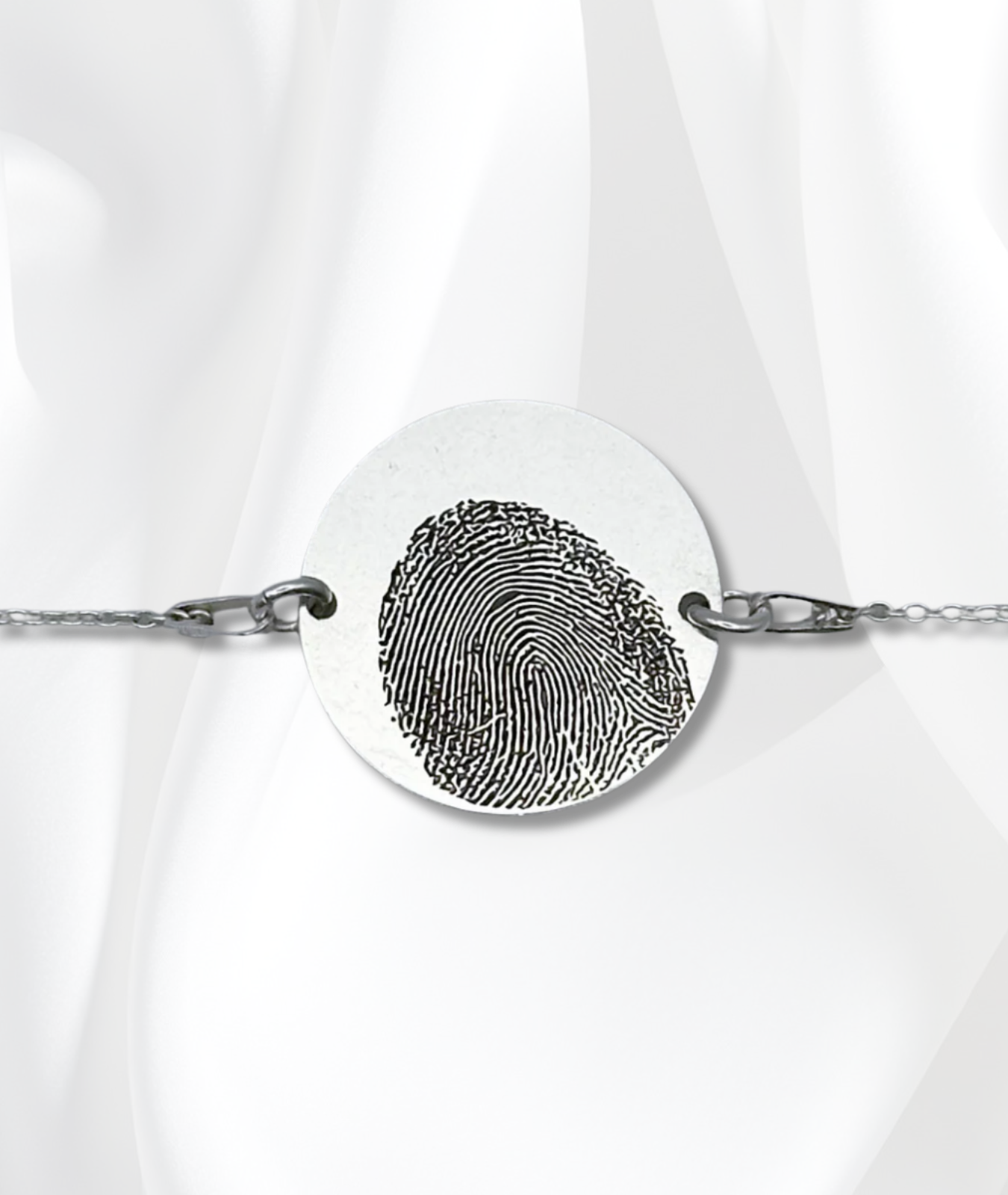 Brățară Argint Personalizată - Amprenta Persoanei Iubite