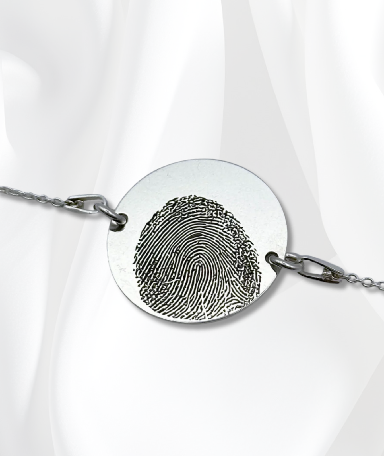 Brățară Argint Personalizată - Amprenta Persoanei Iubite