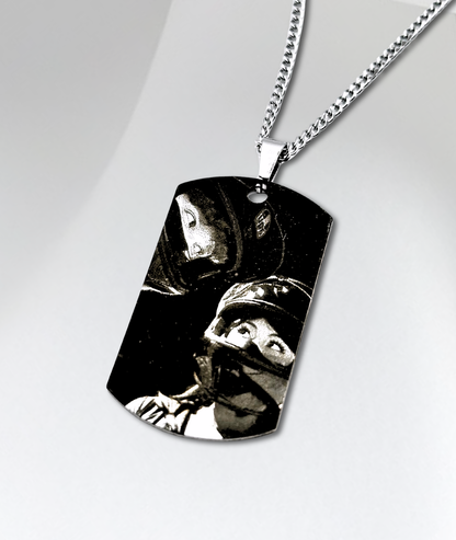 Breloc cu Poza Voastră™ - Personalizat și Fotogravat în Oțel