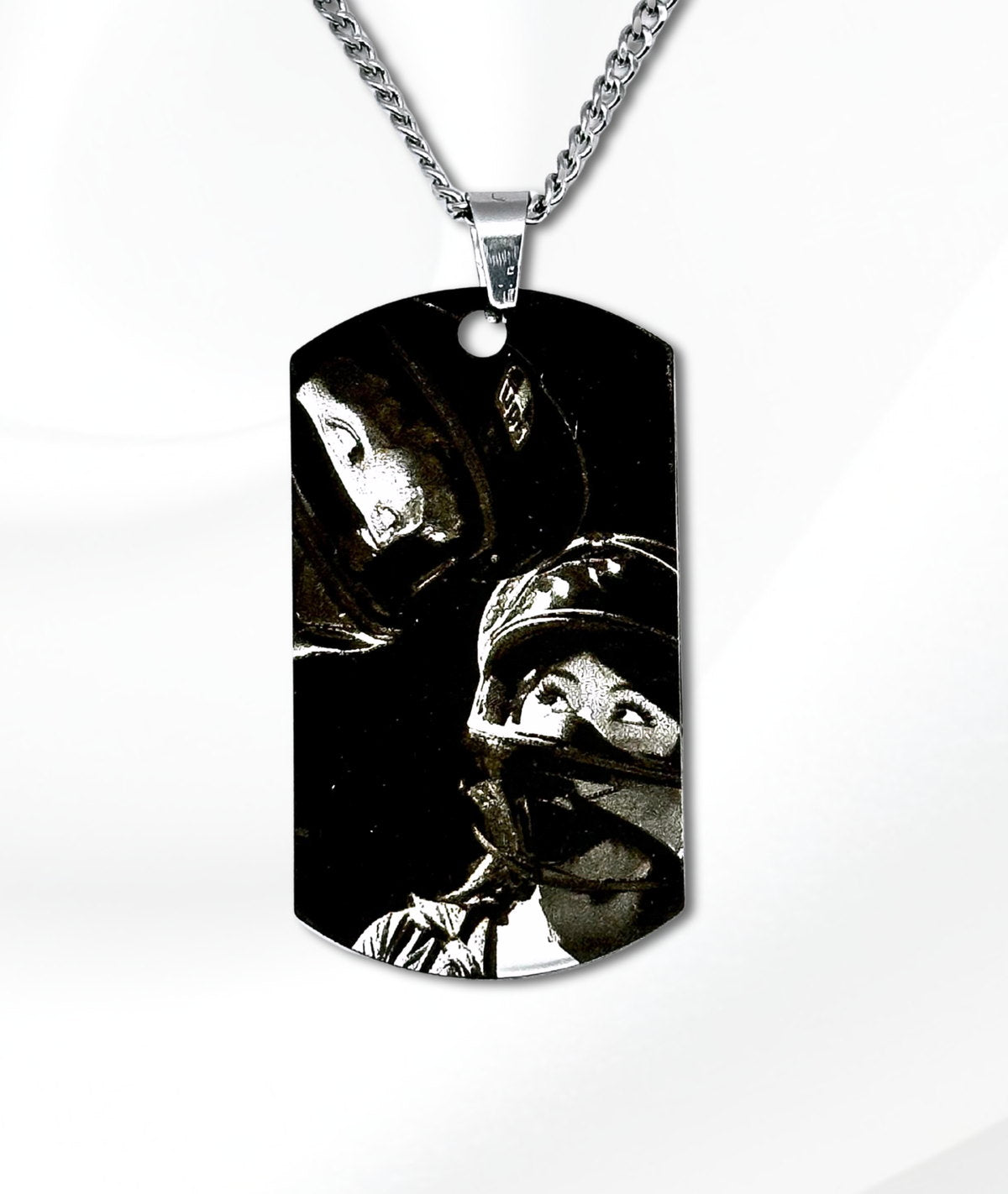 Lanț Army Poza Voastră - Gravat Realist – cadou personalizat gravat