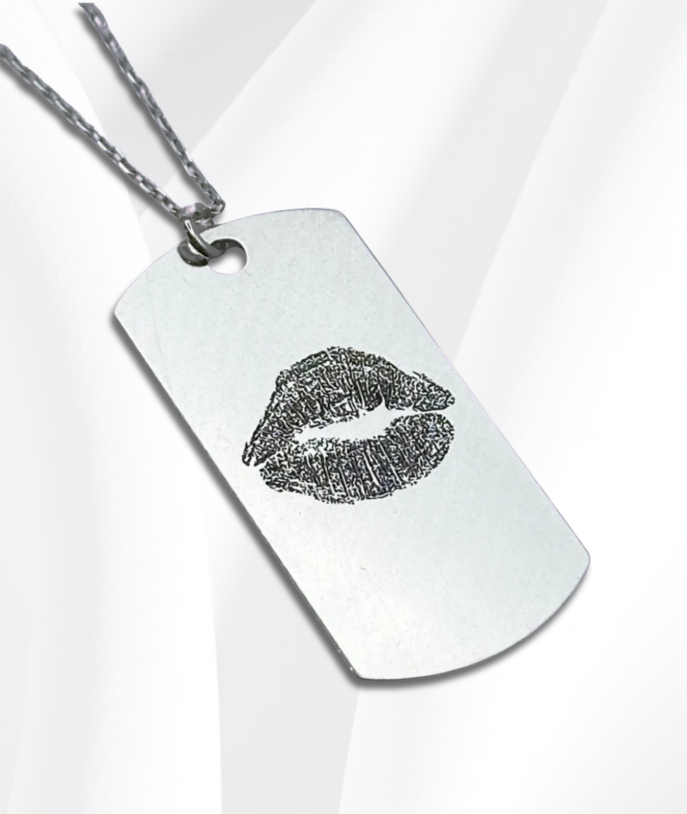 Lănțișor Argint Personalizat Army - Buzele Tale