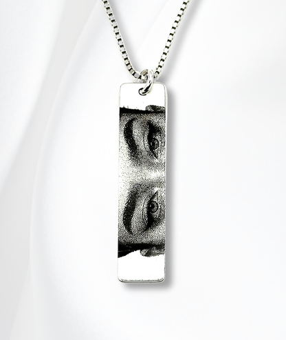 Lănțișor Argint Personalizat Realist - Ochii Tăi™