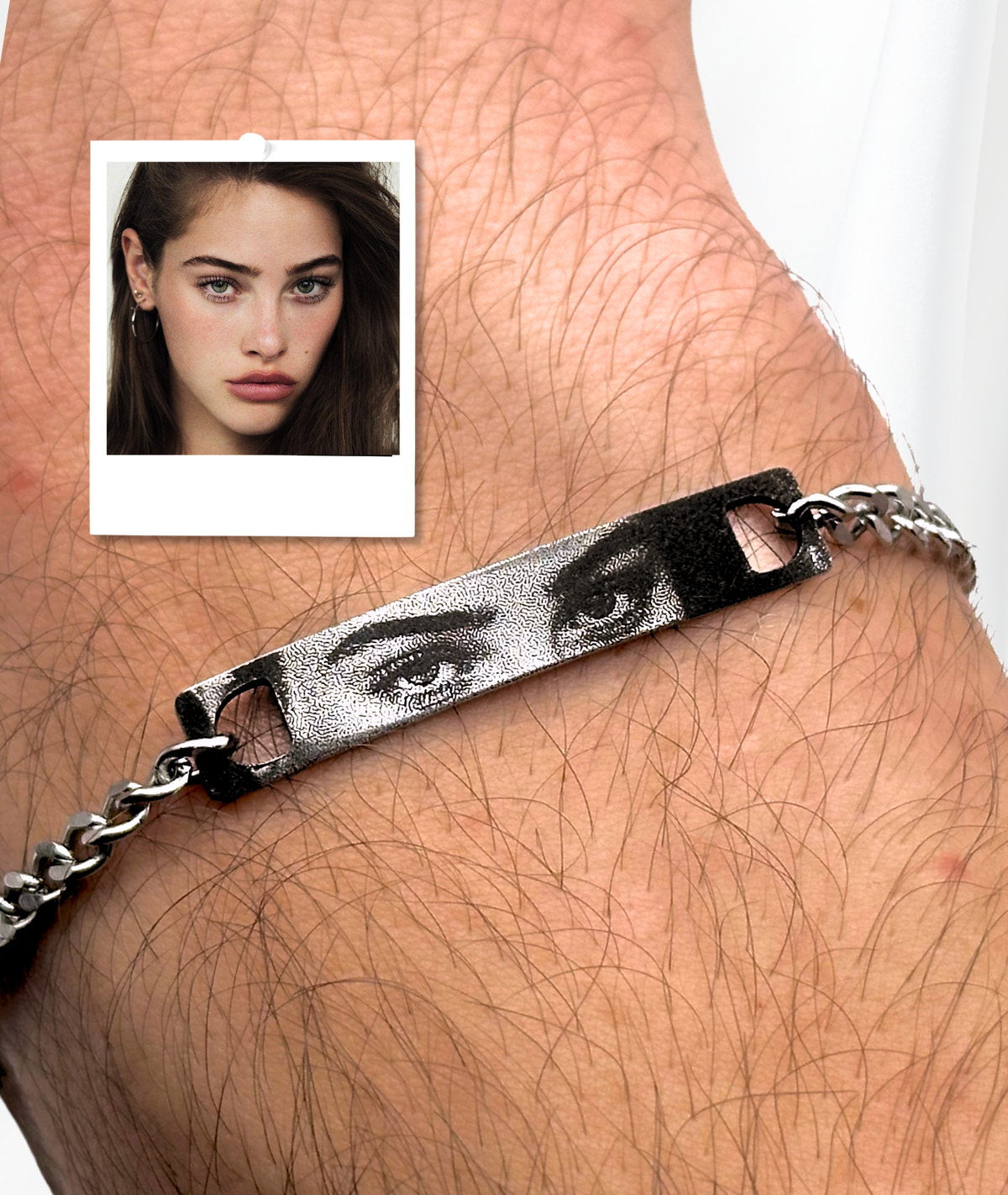 Brățară Ochii Tăi - Gravată Realist – cadou personalizat gravat