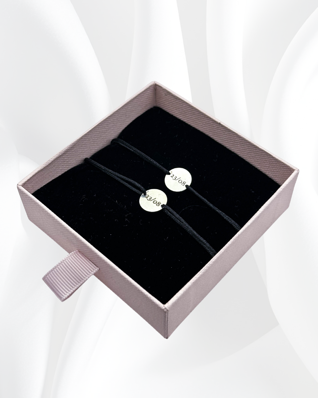 Set Cuplu - 2x Brățari Argint - Personalizată Gravate