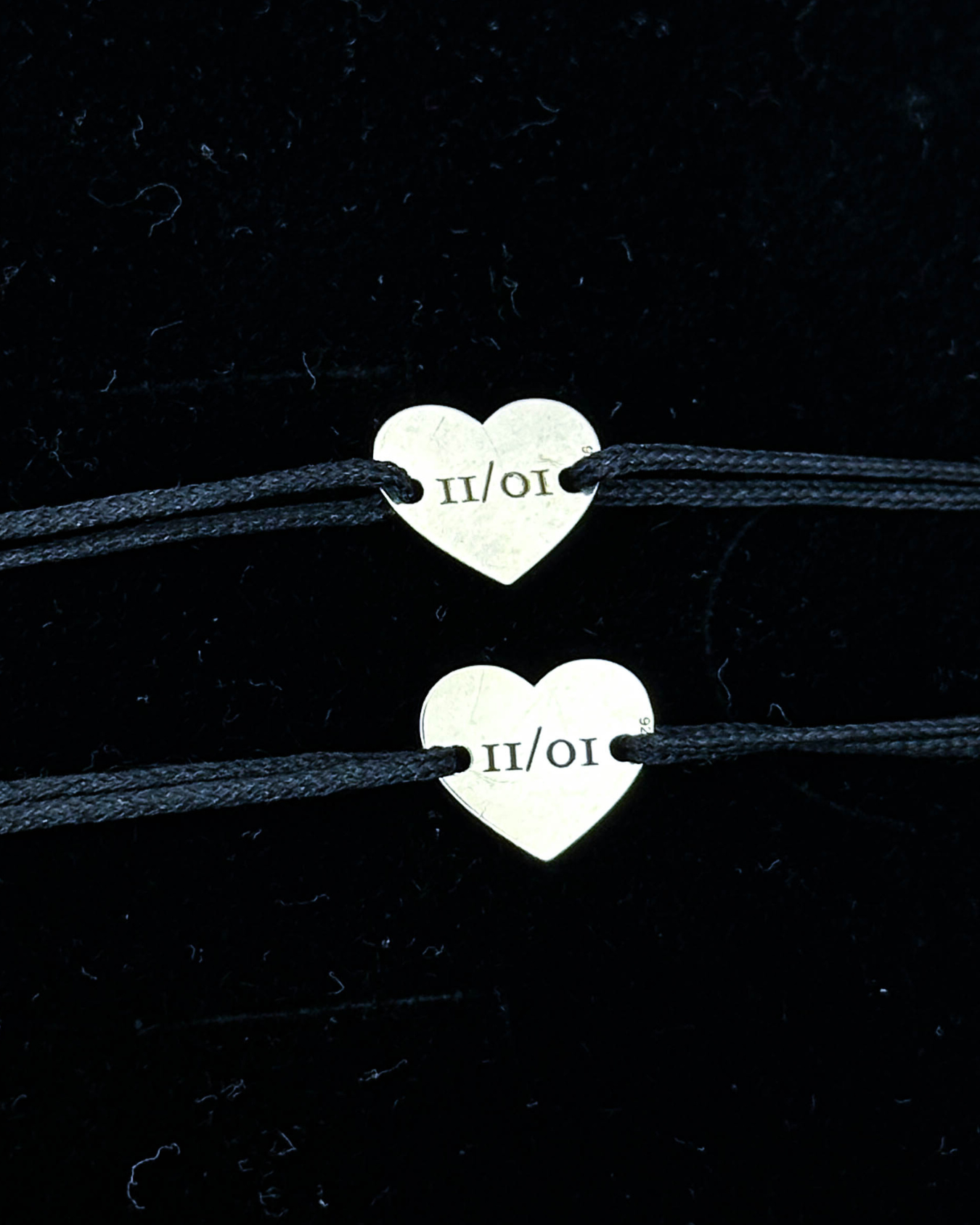 Set Cuplu - 2x Brățari Argint - Personalizată Gravate