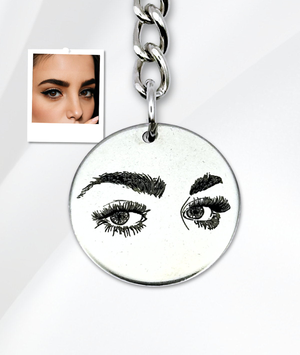 Breloc Cu Ochi - Gravat – cadou personalizat gravat