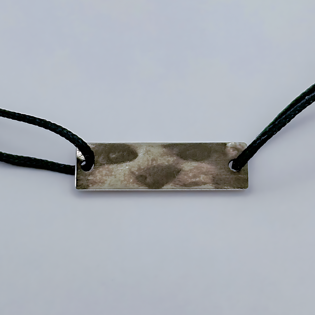 Bratara fotogravata din argint cu ochii animalului tau personalizata