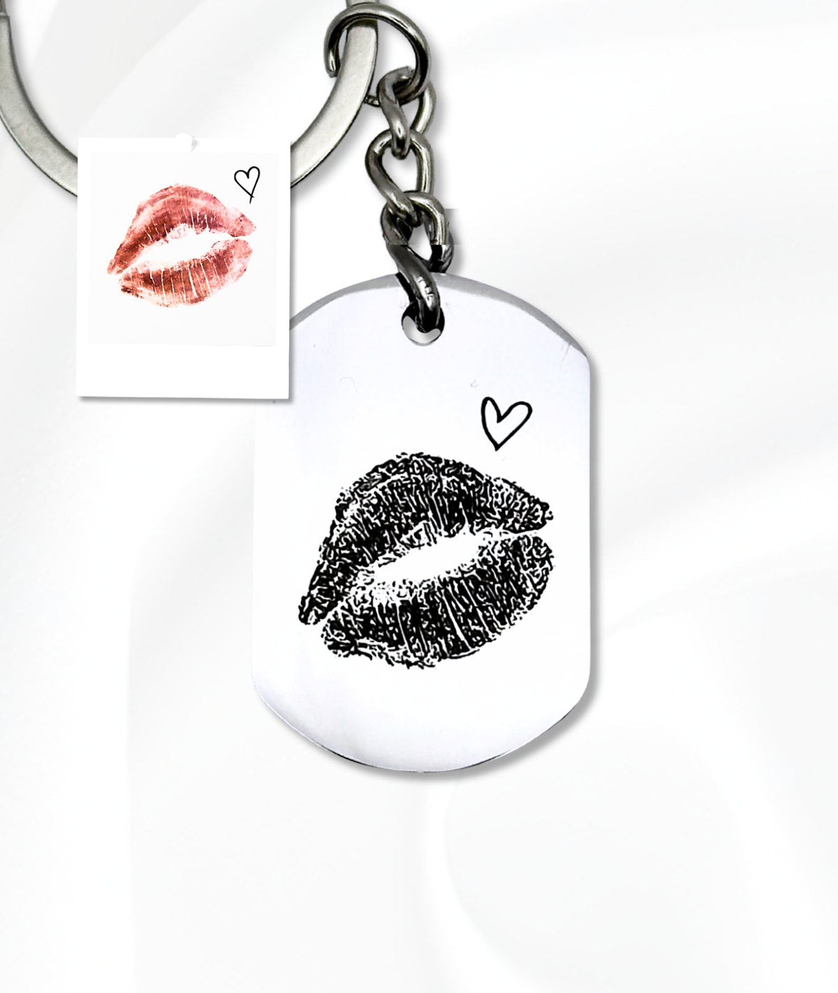 Breloc Kiss Mic - Gravat – cadou personalizat gravat