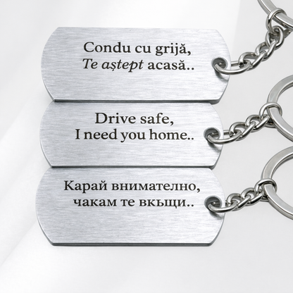 Breloc Poza Voastră - Gravat Realist