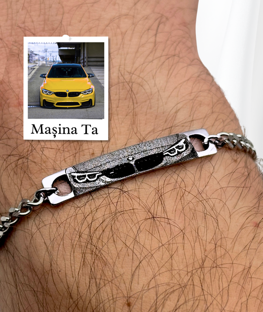 Brățară Mașina Ta™ - Gravată Realist